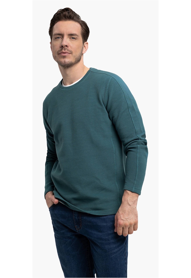 Tricou barbati cu maneci lungi  L-Far - turcoaz - Turcoaz