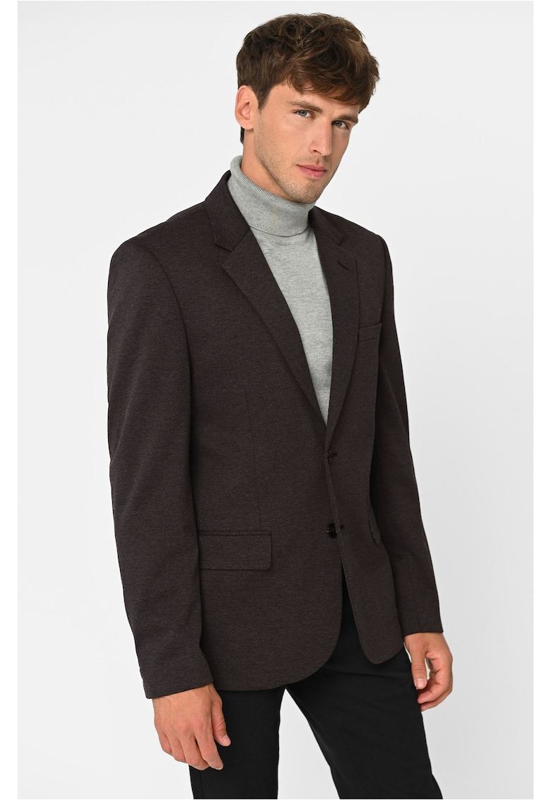 Sacou barbati croaia regulata  JB-Rize - negru melange - Negru melange