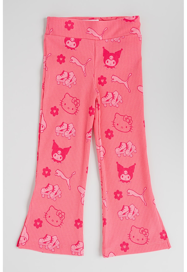 Colanti evazati Hello Kitty - Roz/Roz prafuit