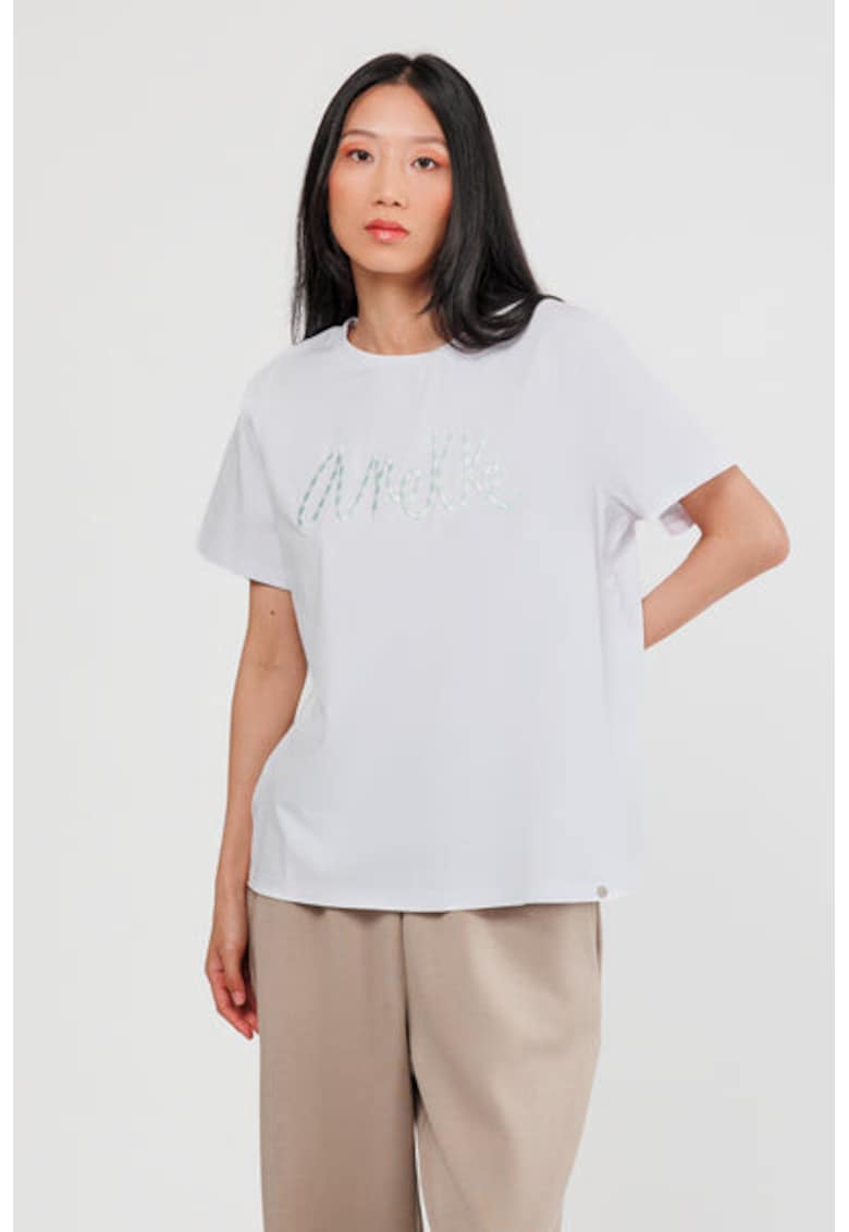 Tricou dama maneca scurta 41281 403 - Alb