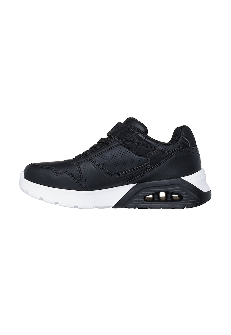 Pantofi sport de piele ecologica cu velcro Uno Lite 2.0 - Negru