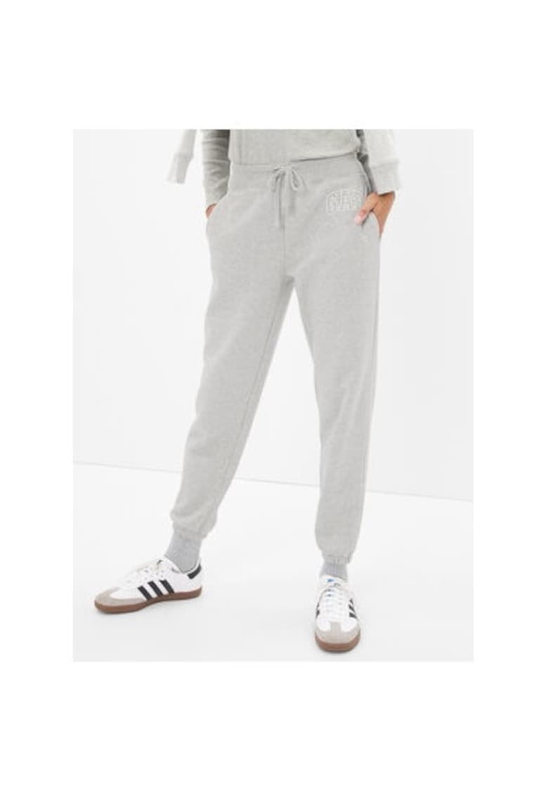Pantaloni dama -  303615505 - Bumbac - Gri - Gri