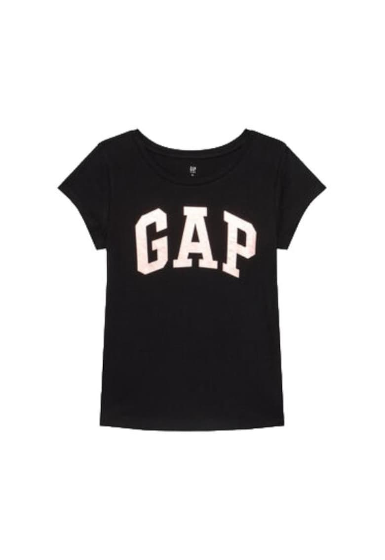 Tricou fete 460525 -  Bumbac - Negru -