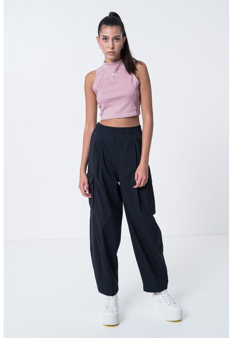 Pantaloni cargo relaxed-fit - pentru fitness Unstoppable - Negru
