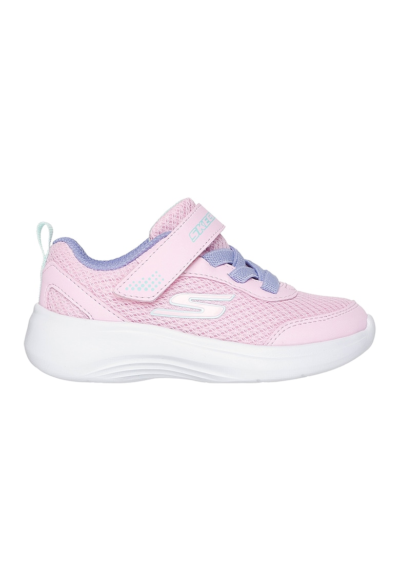 Pantofi sport Selectors - Reset Achieved cu velcro - Albastru inchis/Roz pastel/Alb optic