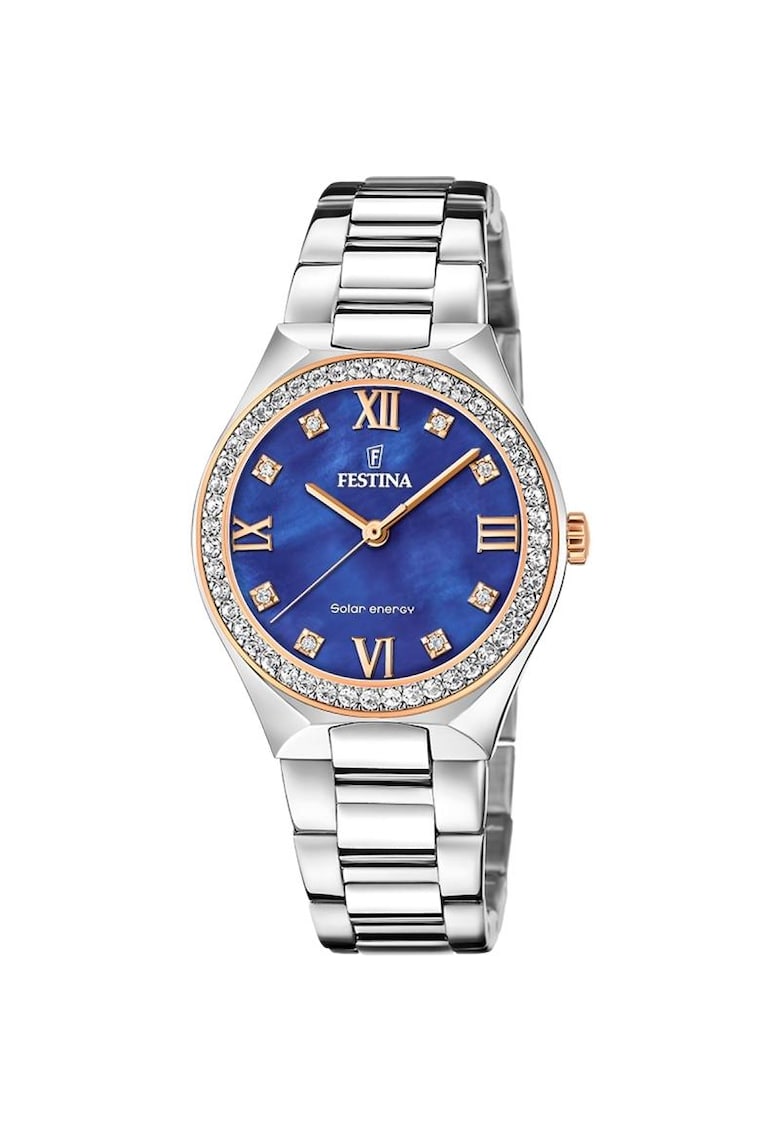 Ceas dama  Quartz Argintiu9 - Albastru
