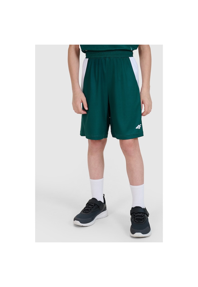 Pantaloni scurti volei copii  poliester - verde