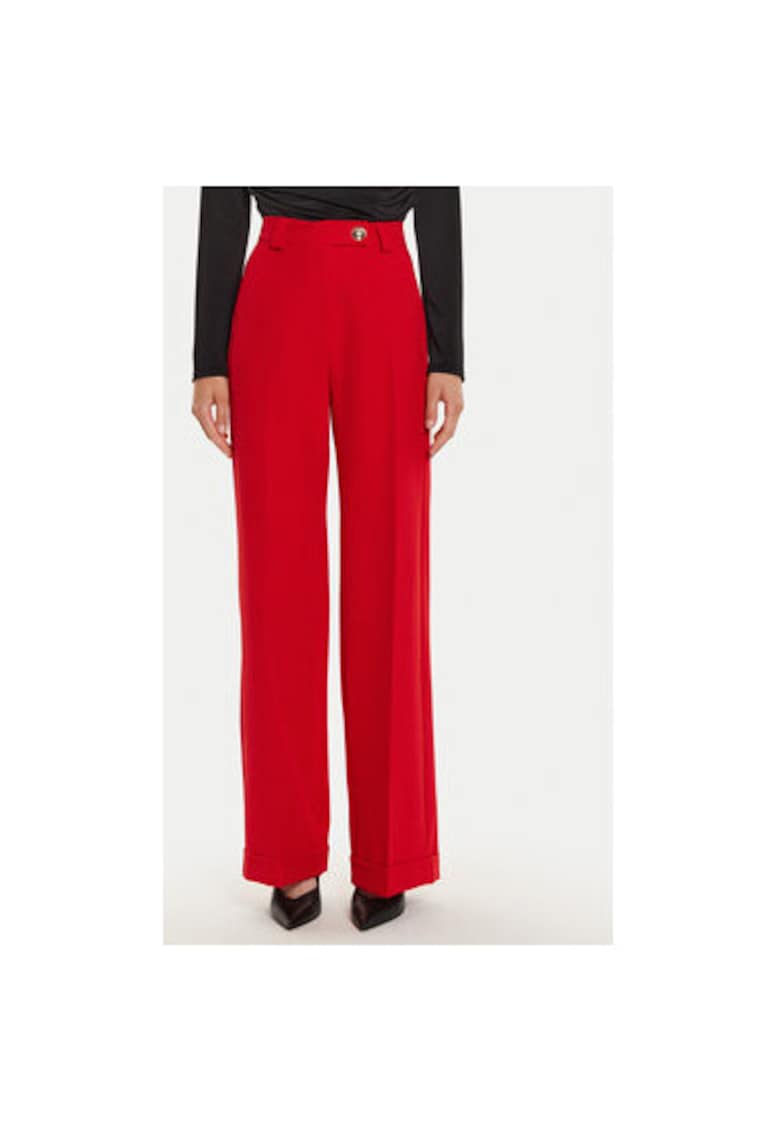 Pantaloni Dama -  304736667 - Poliester - Elastan - Negru - Negru