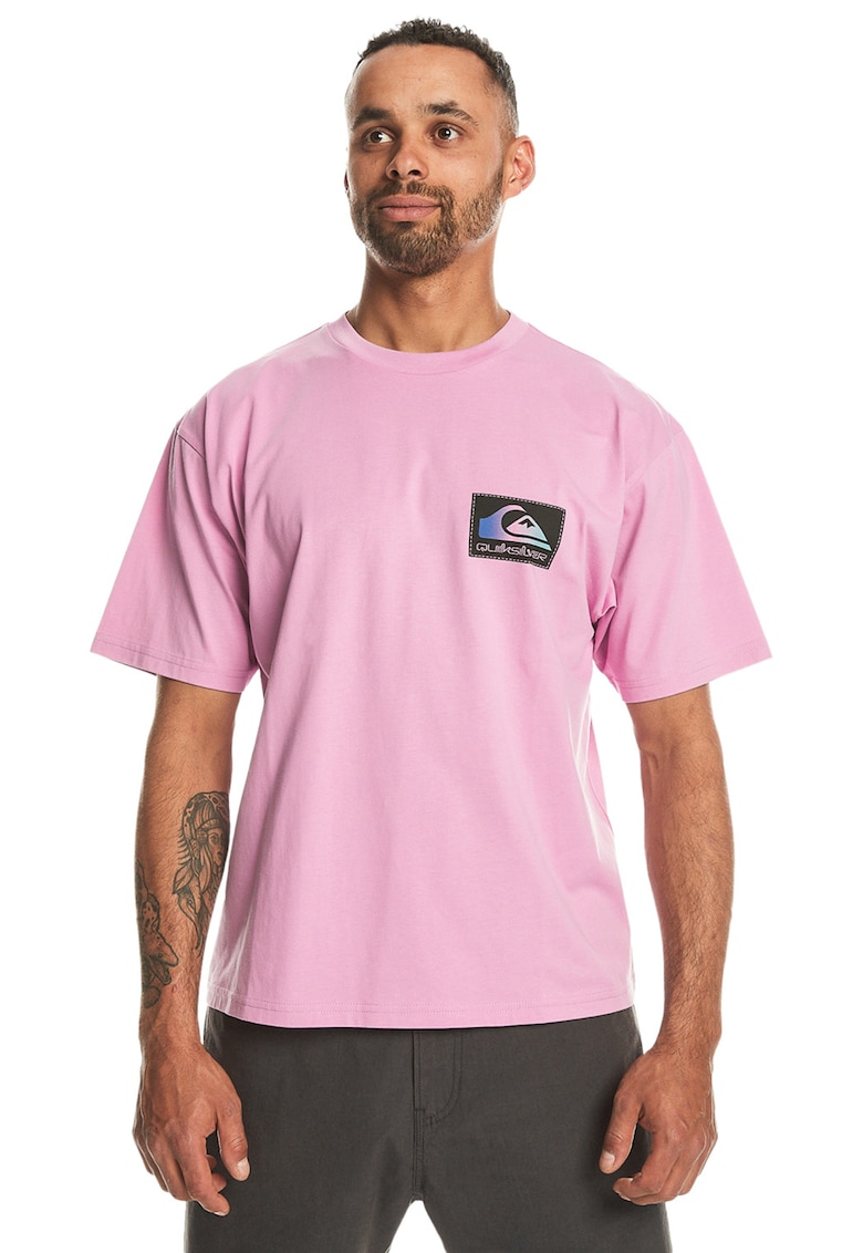 Tricou de bumbac organic Back Flash - Lila