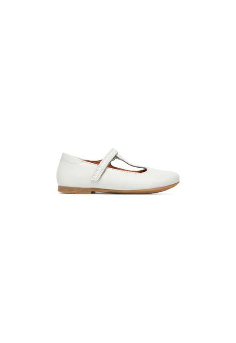 Balerini fete  G3140183-2 - Piele naturala - Alb - Alb