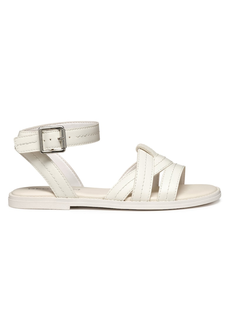Sandale dama - J5535B-000BC -  Piele ecologica - Alb