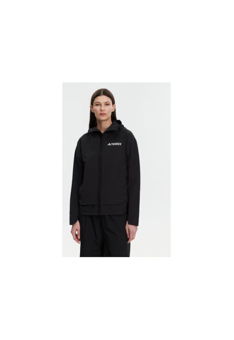 Jacheta trekking Softshell cu fermoar