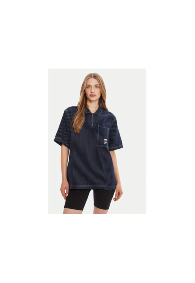 Tricou din bumbac cu striatii