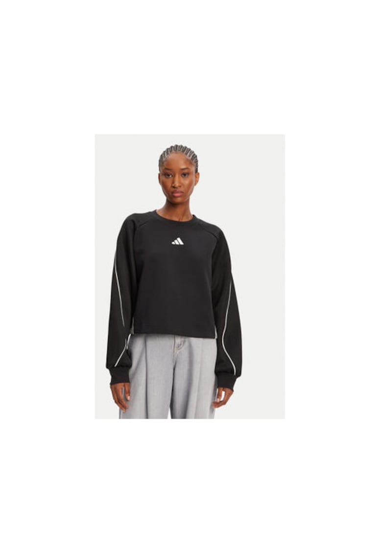 Bluza de trening cu decolteu la baza gatului -