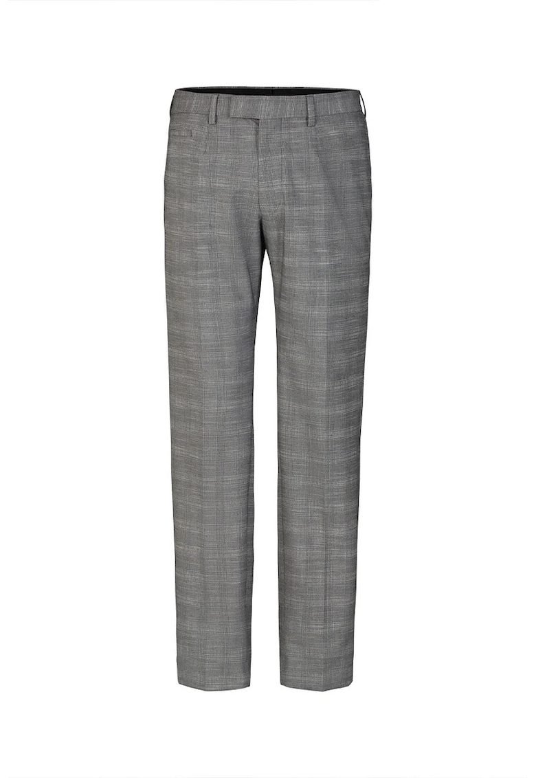 -Pantaloni regular fit cu buzunare frontale STR3 - Gri