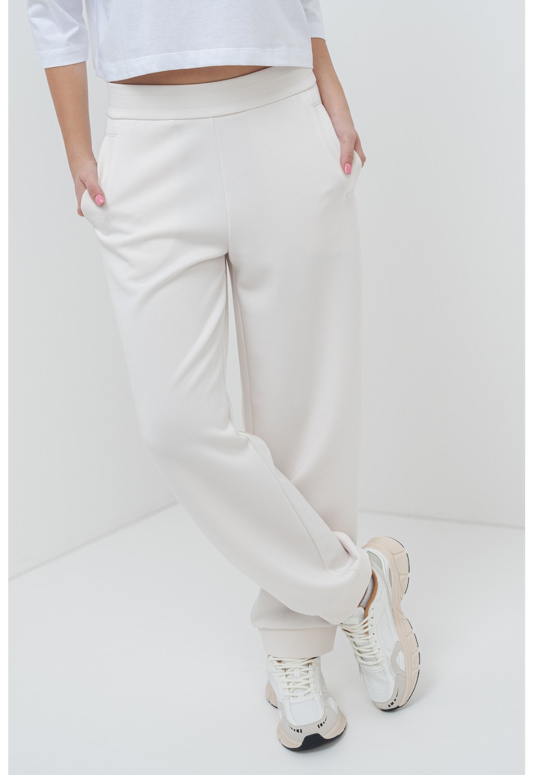 Pantaloni de trening cu buzunare laterale - Bej deschis
