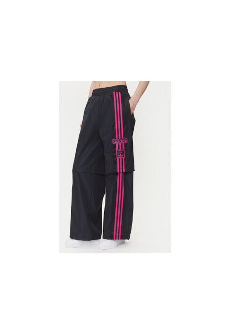 Pantaloni de trening ampli cu talie inalta