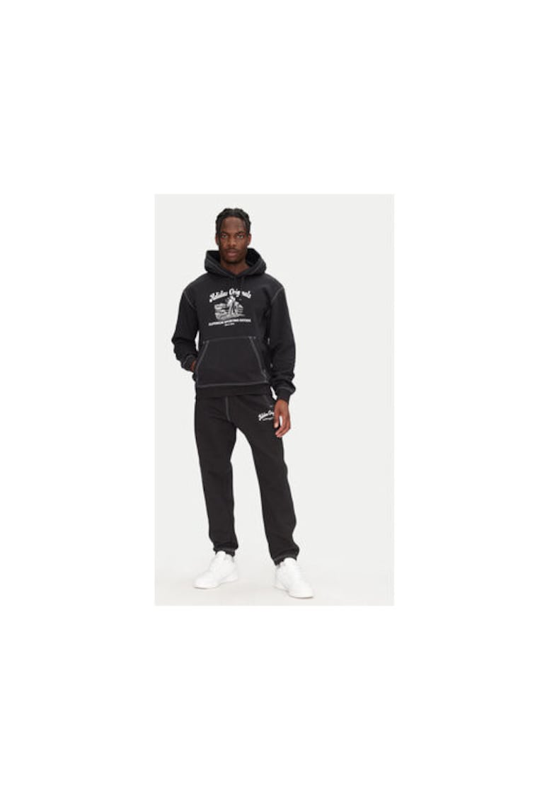 Pantaloni de trening din bumbac cu detaliu logo