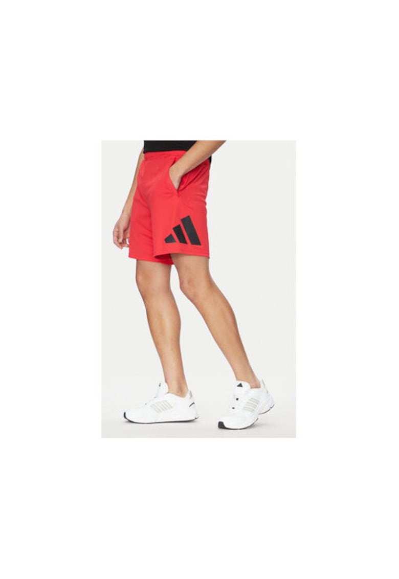 Pantaloni scurti sport cu buzunare cu fermoar