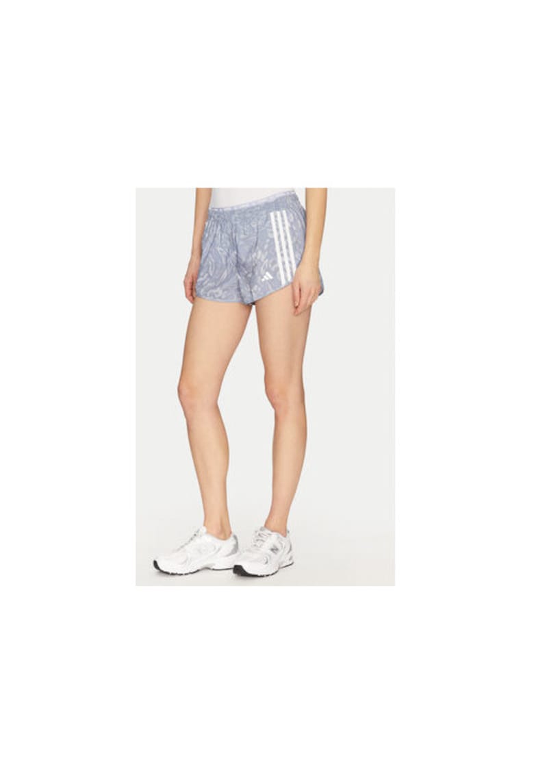 Pantaloni scurti sport cu animal print si logo