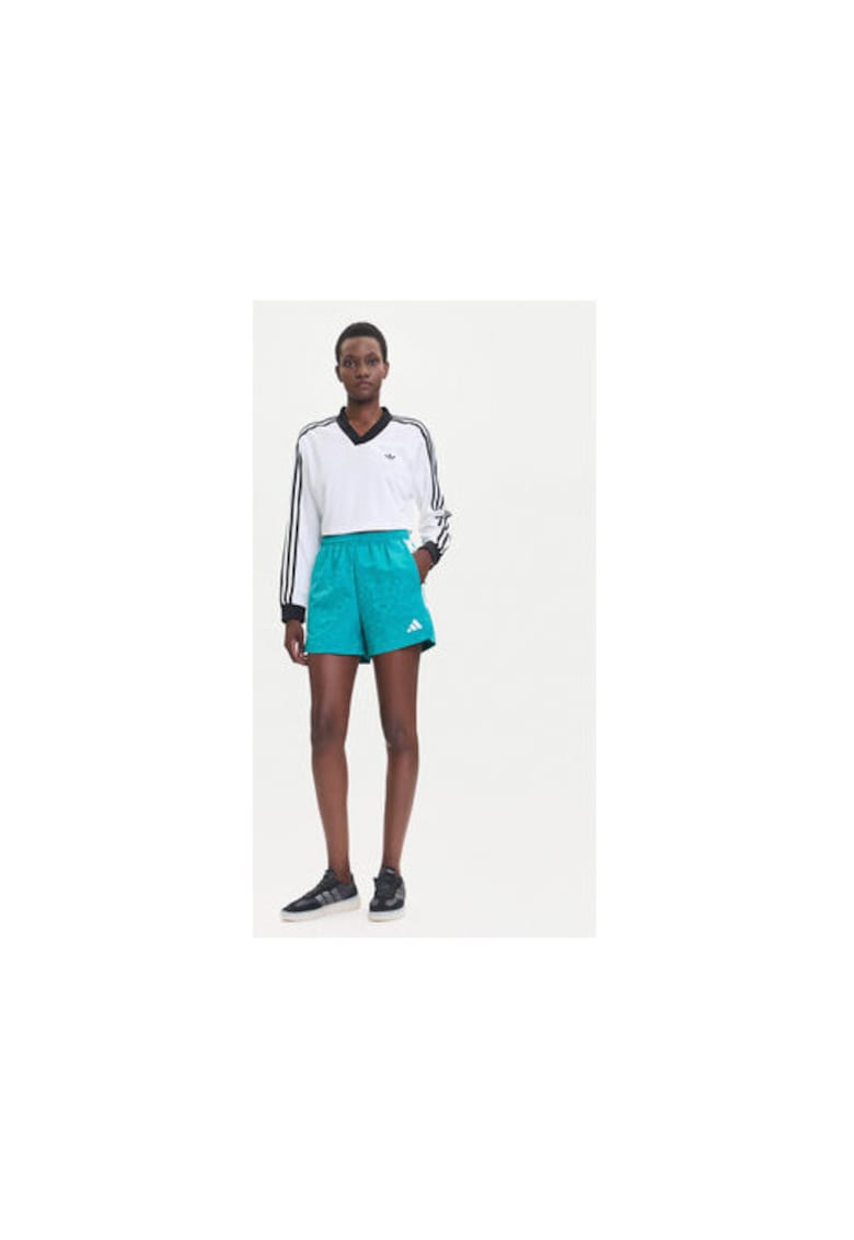 Pantaloni scurti sport cu insertie elastica in talie