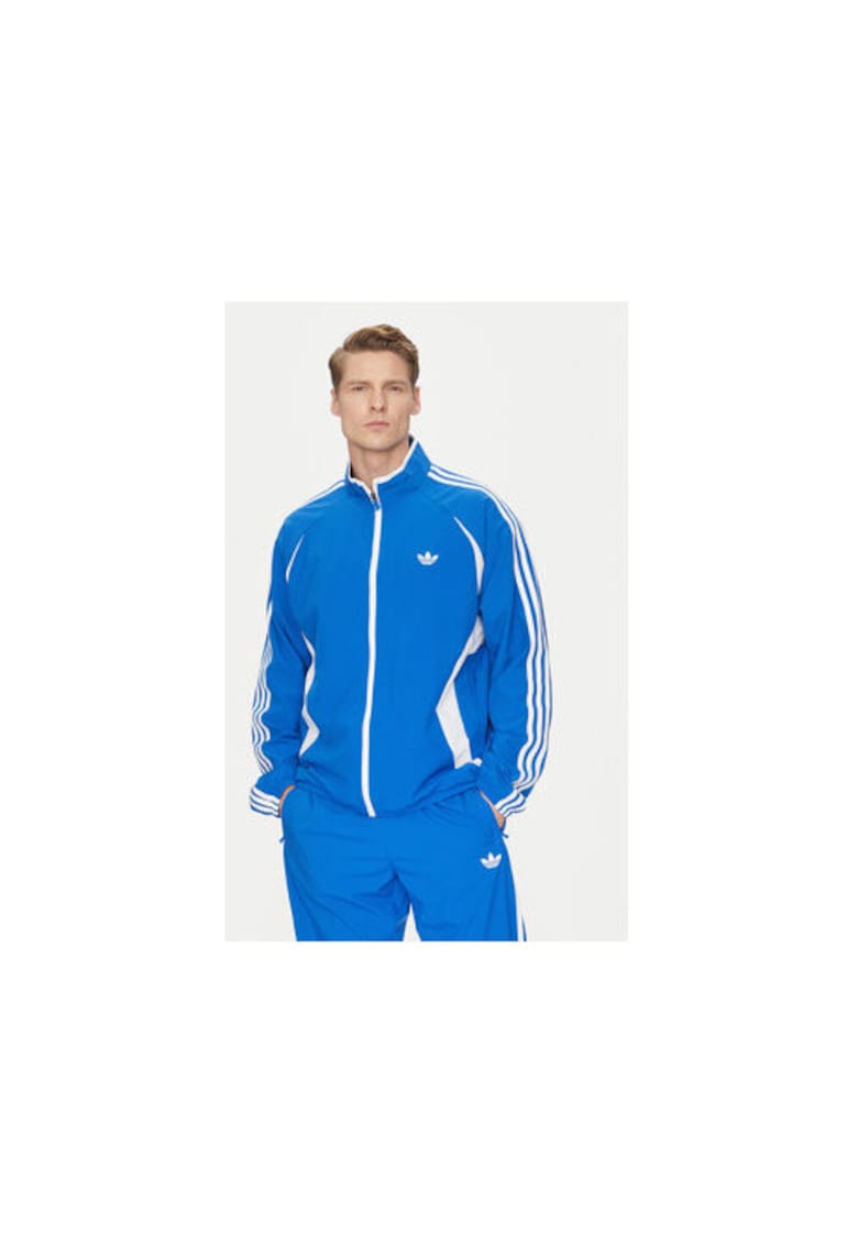 Hanorac slim fit cu fermoar cu logo lifestyle