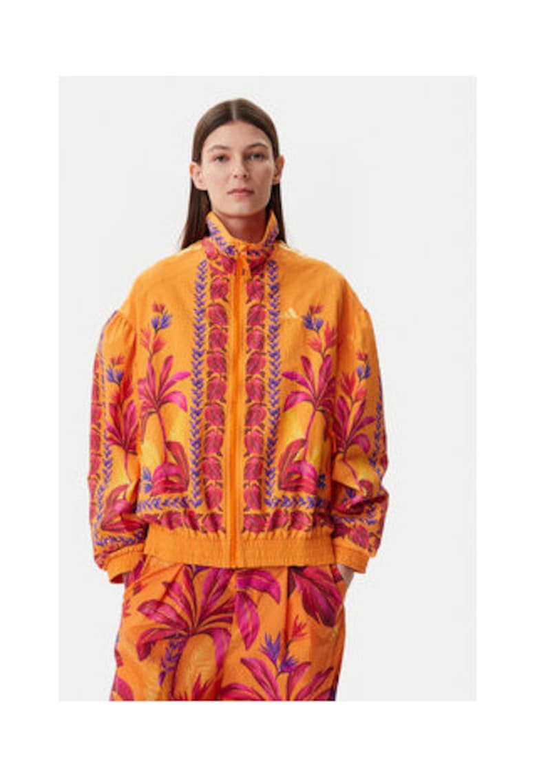 Jacheta lejera cu imprimeu floral