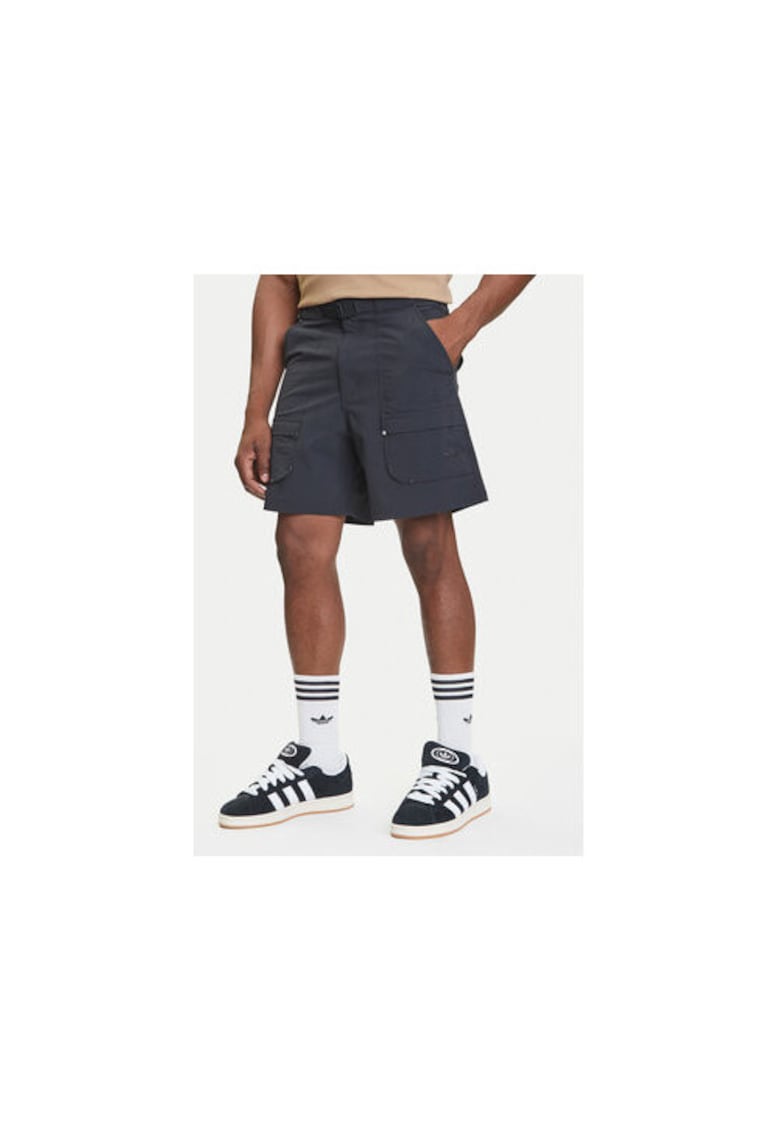Pantaloni scurti cargo cu talie ajustabila