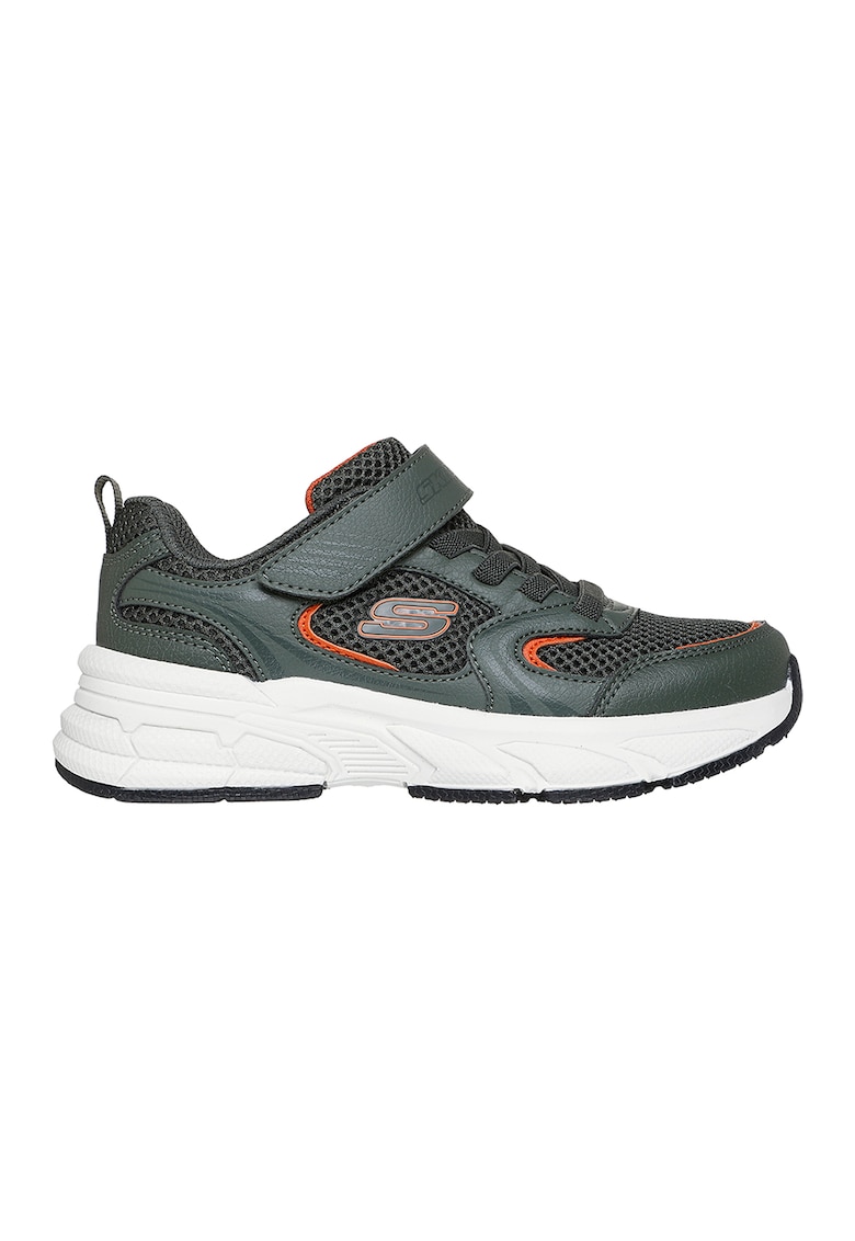 Oferte la Pantofi sport Retro-Graph cu detalii logo - Verde masliniu