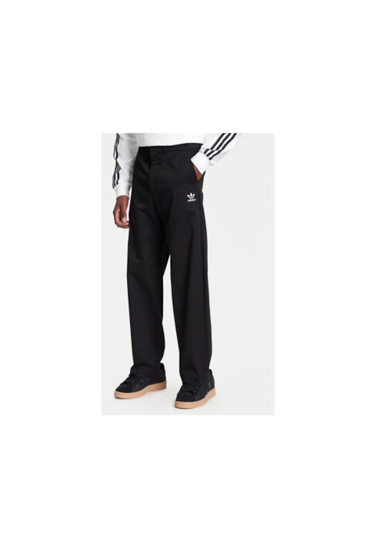 Pantaloni drepti cu logo