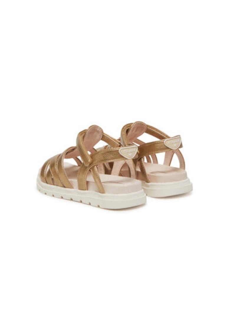 Sandale dama - 45633 -  Piele ecologica - 47945 - Auriu