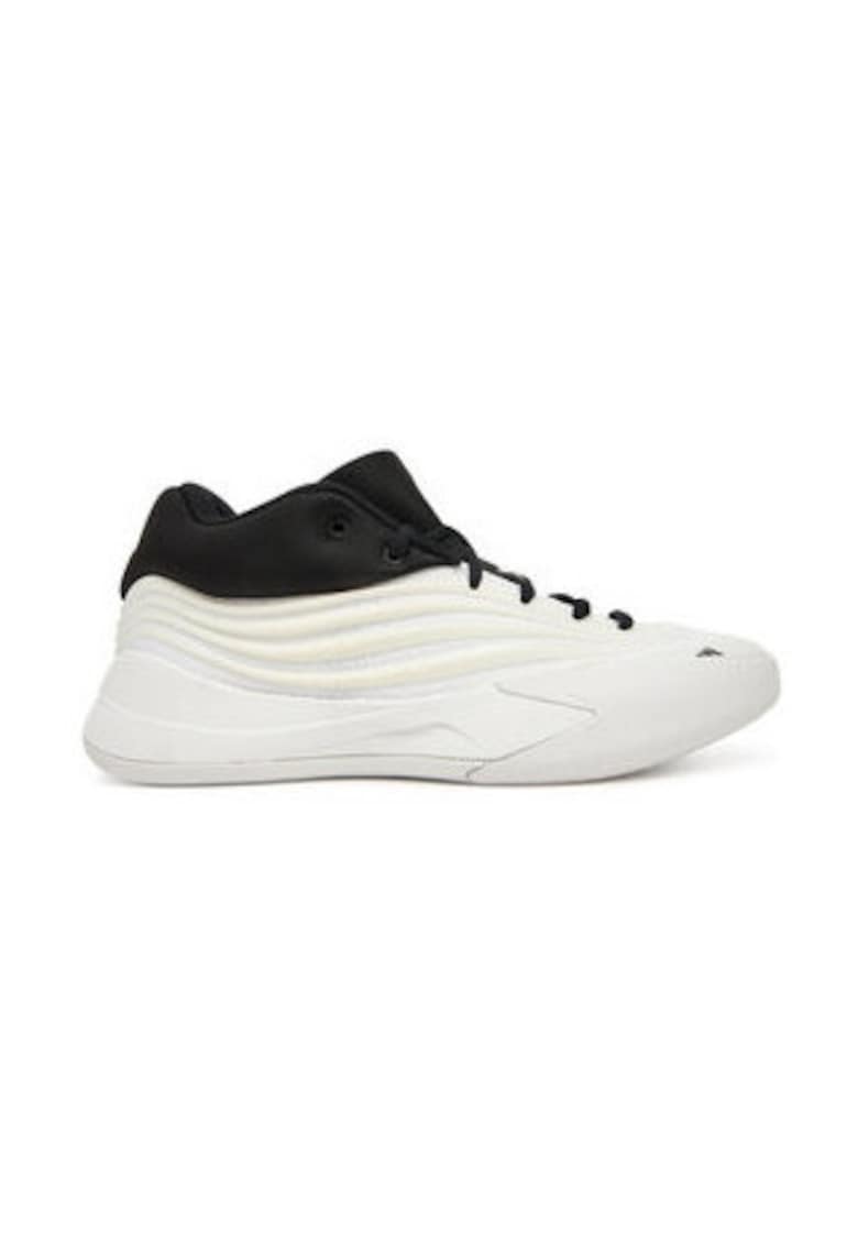 Pantofi din material textil cu model colorblock pentru baschet