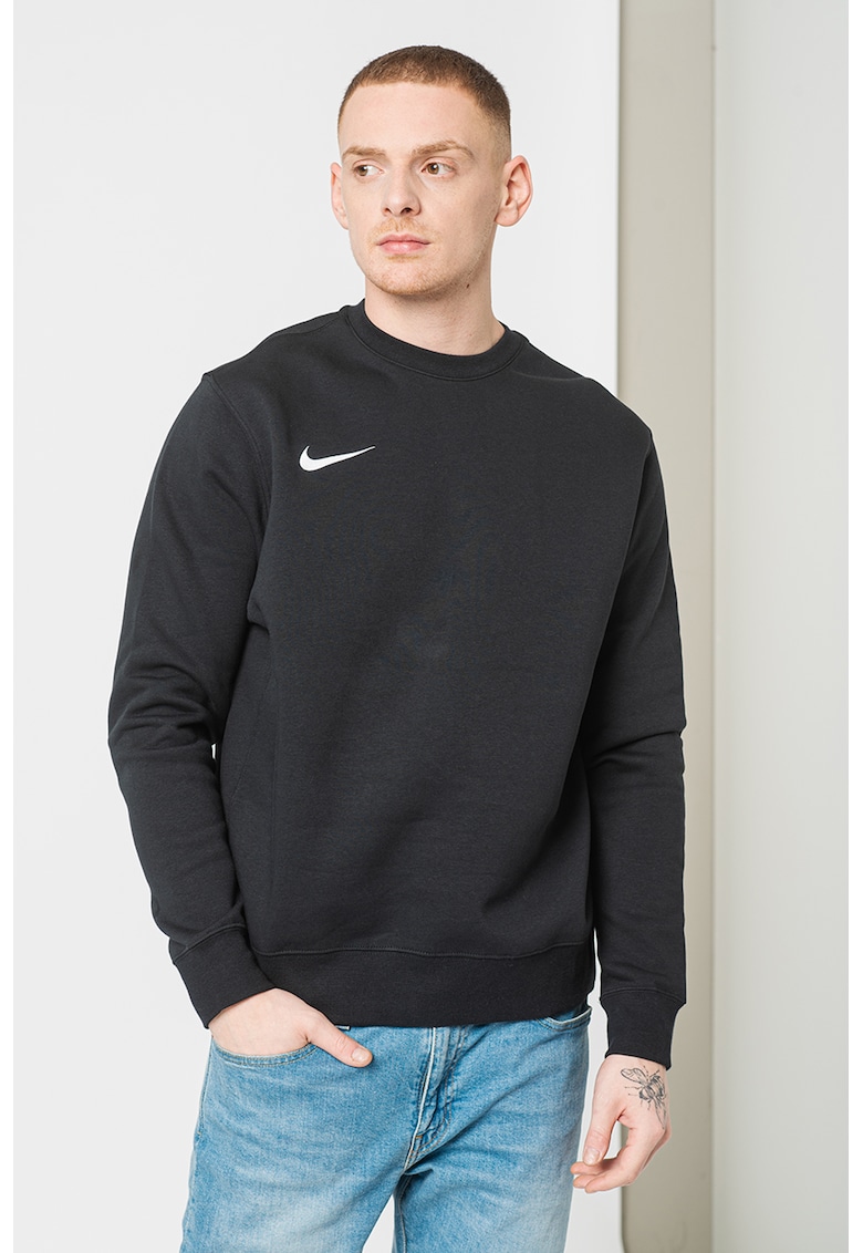 Bluza cu detaliu logo - pentru fotbal Park - Negru