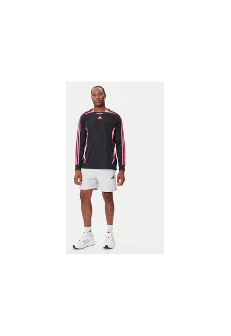 Tricou cu maneca lunga si detalii contrastante