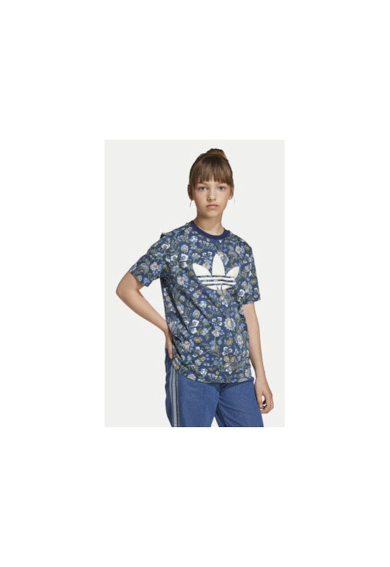 Tricou regular fit din bumbac cu logo la baza gatului lifestyle