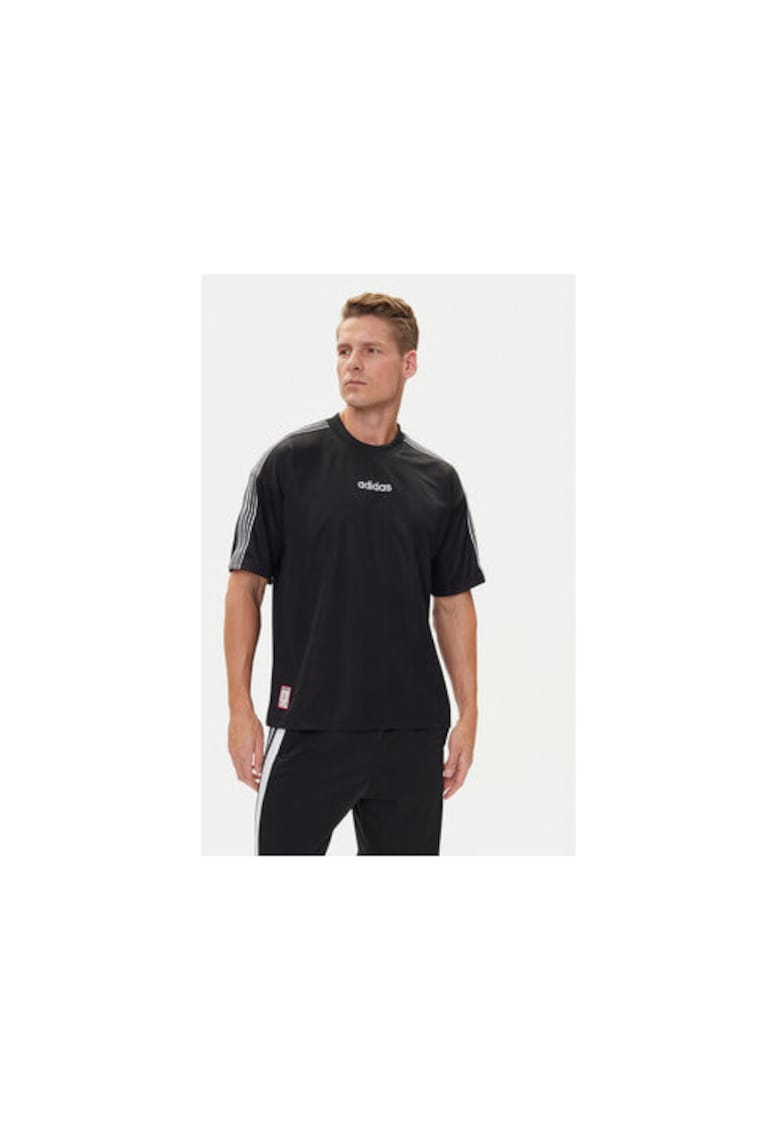 Tricou lifestyle cu imprimeuri logo