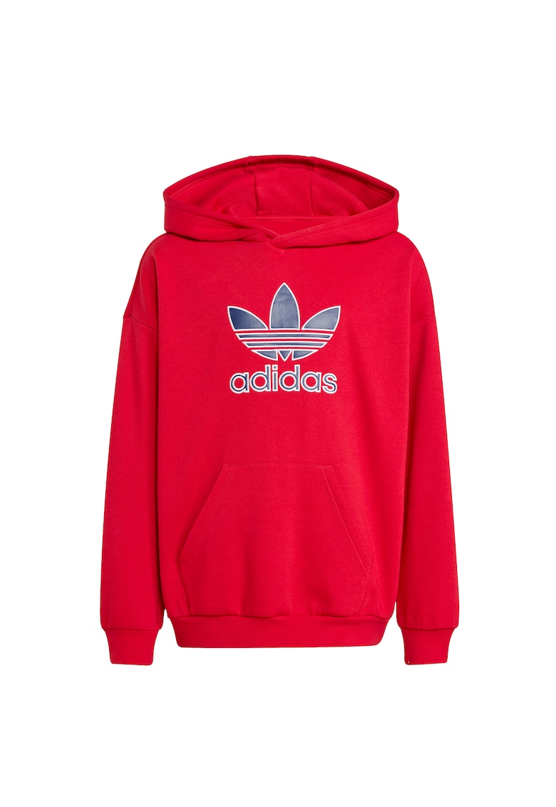 Hanorac cu buzunar kangaroo cu logo regular fit