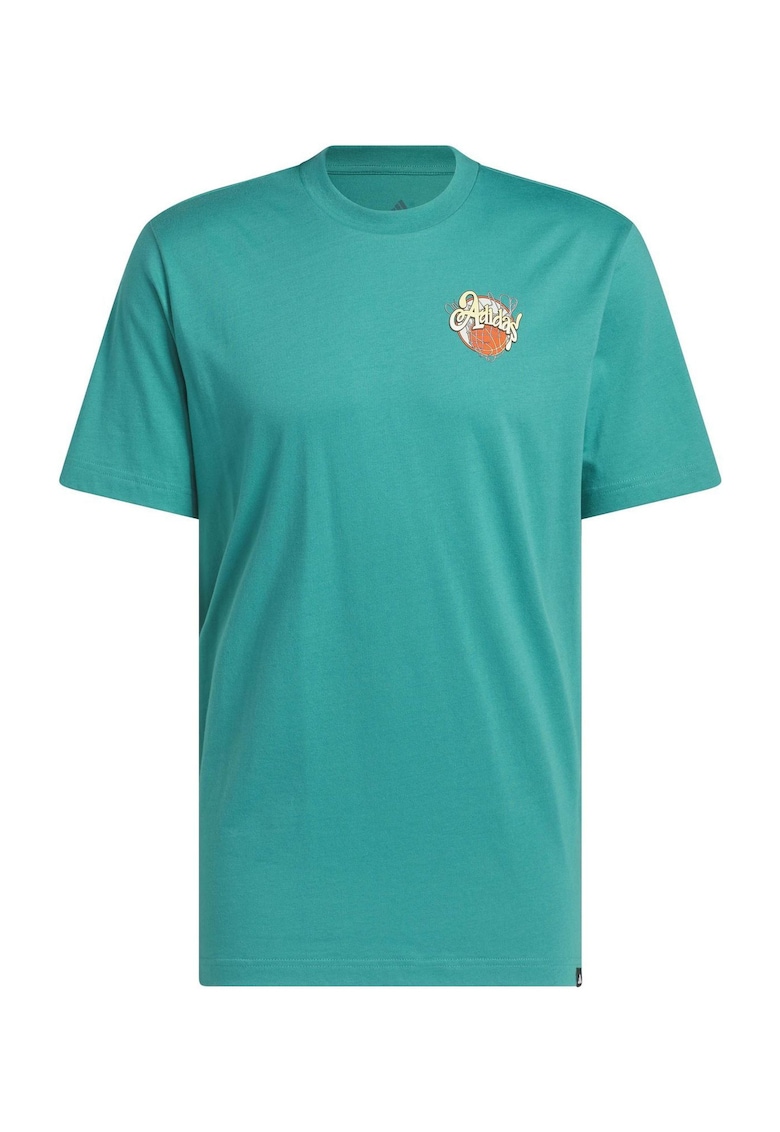 Tricou  Novelty Tee 2 JV8428 Barbati Negru - Turcoaz