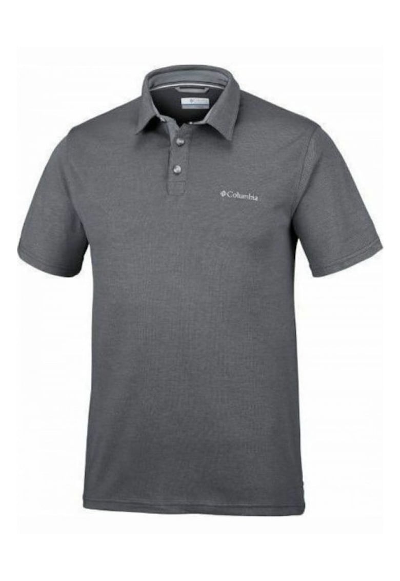 Tricou polo barbati -  Modal/Poliester - Gri - 2XL