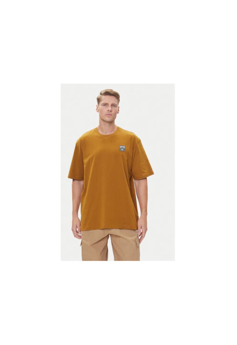 Tricou casual din bumbac - Portocaliu
