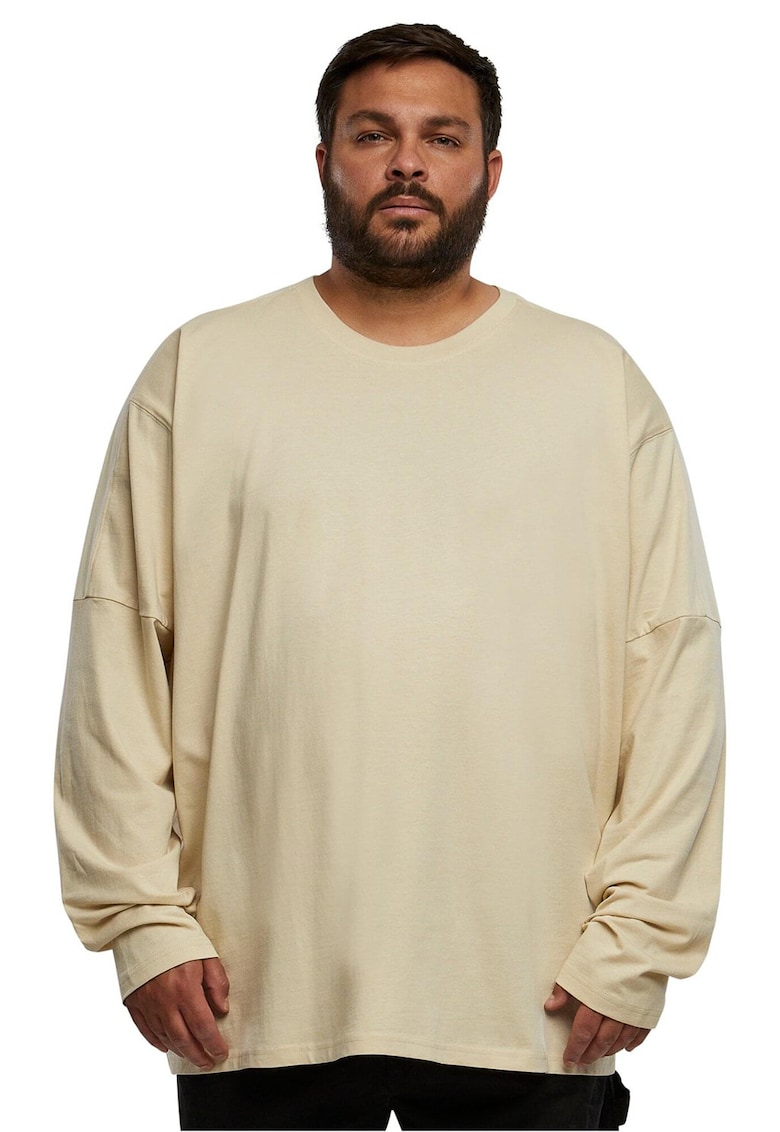 Bluza lejera cu maneci cazute - Bej