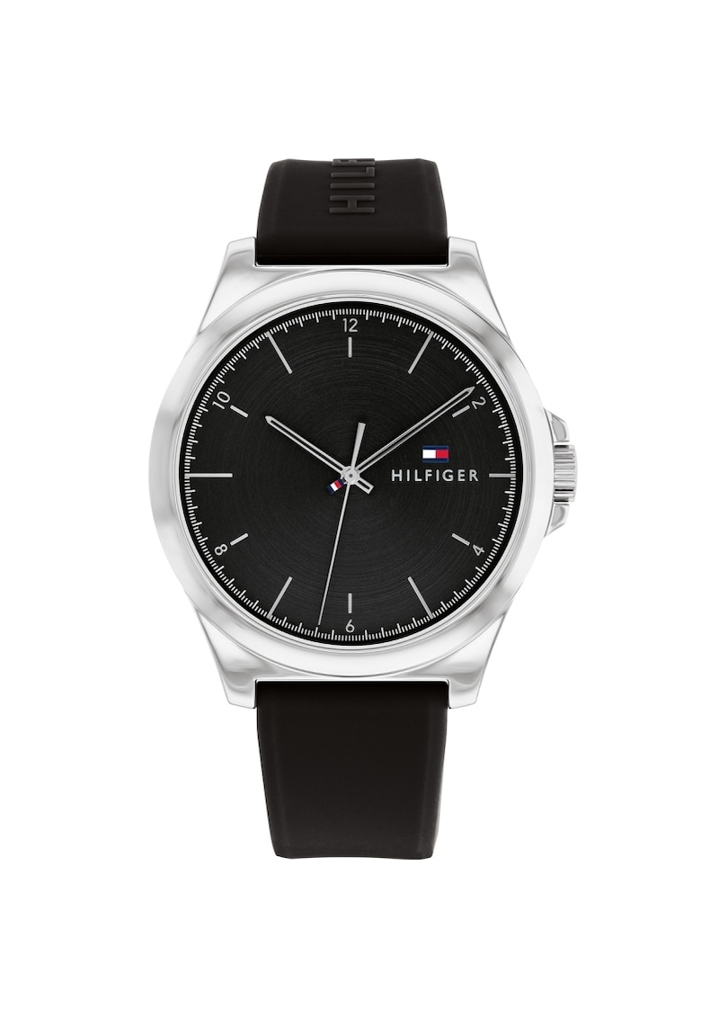 Ceas barbatesc  Inox/Cauciuc - Quartz - Multicolor - Negru