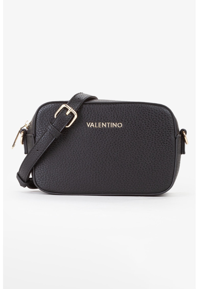 Geanta crossbody cu bareta intersanjabila de umar - Negru