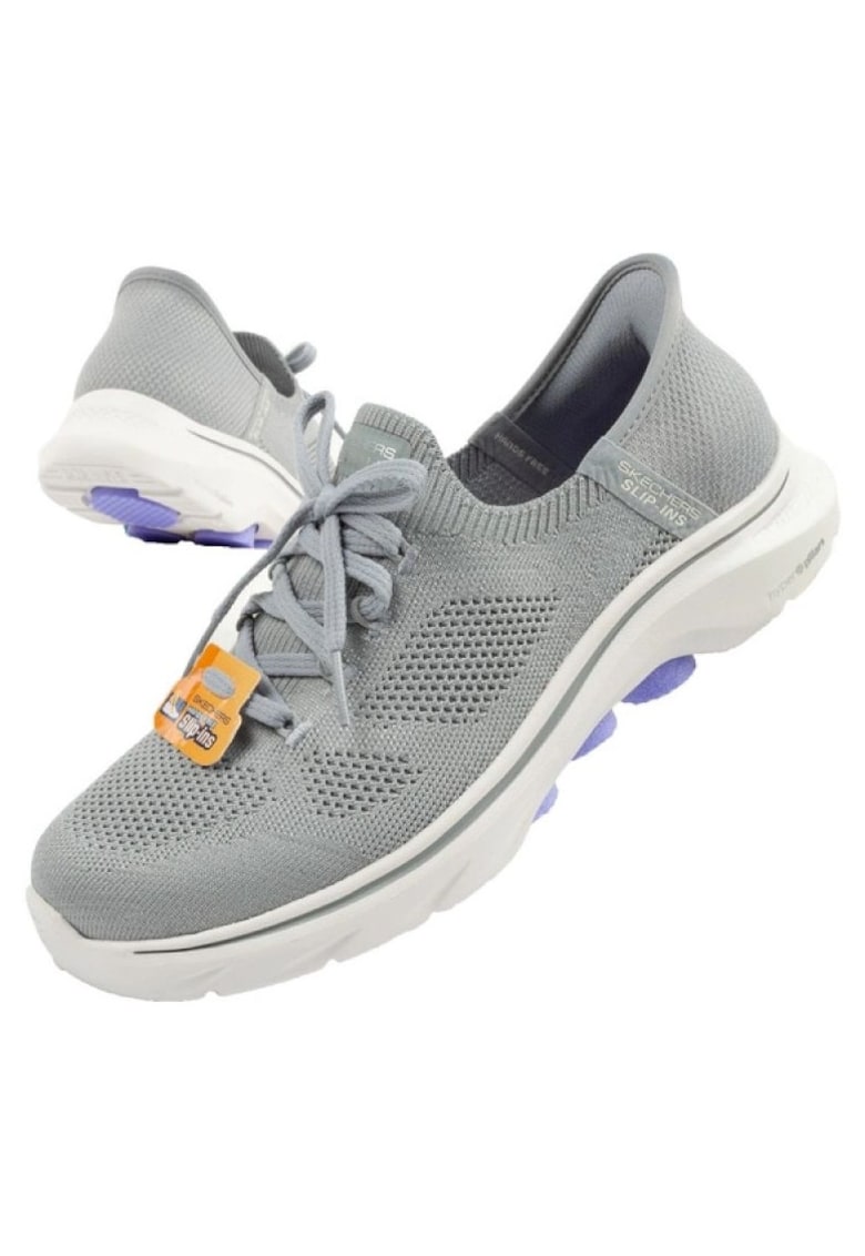 Pantofi sport de dama  Go Walk 7-Via [125213/GYLV] SLIP-INS - gri
