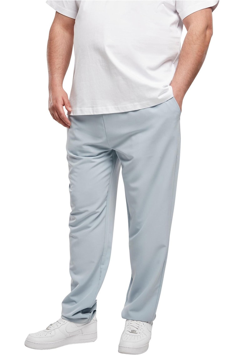 Pantaloni relaxed fit cu snur de ajustare - Albastru pal