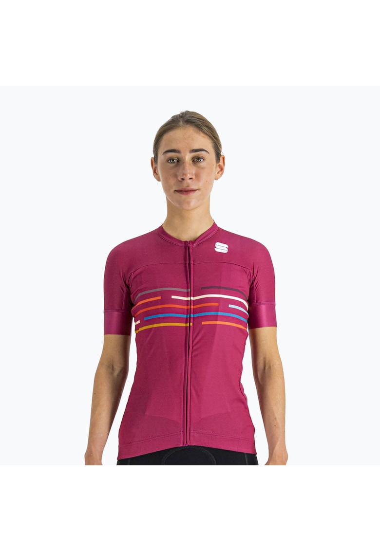 Tricou ciclism dama -  Poliester - Roz