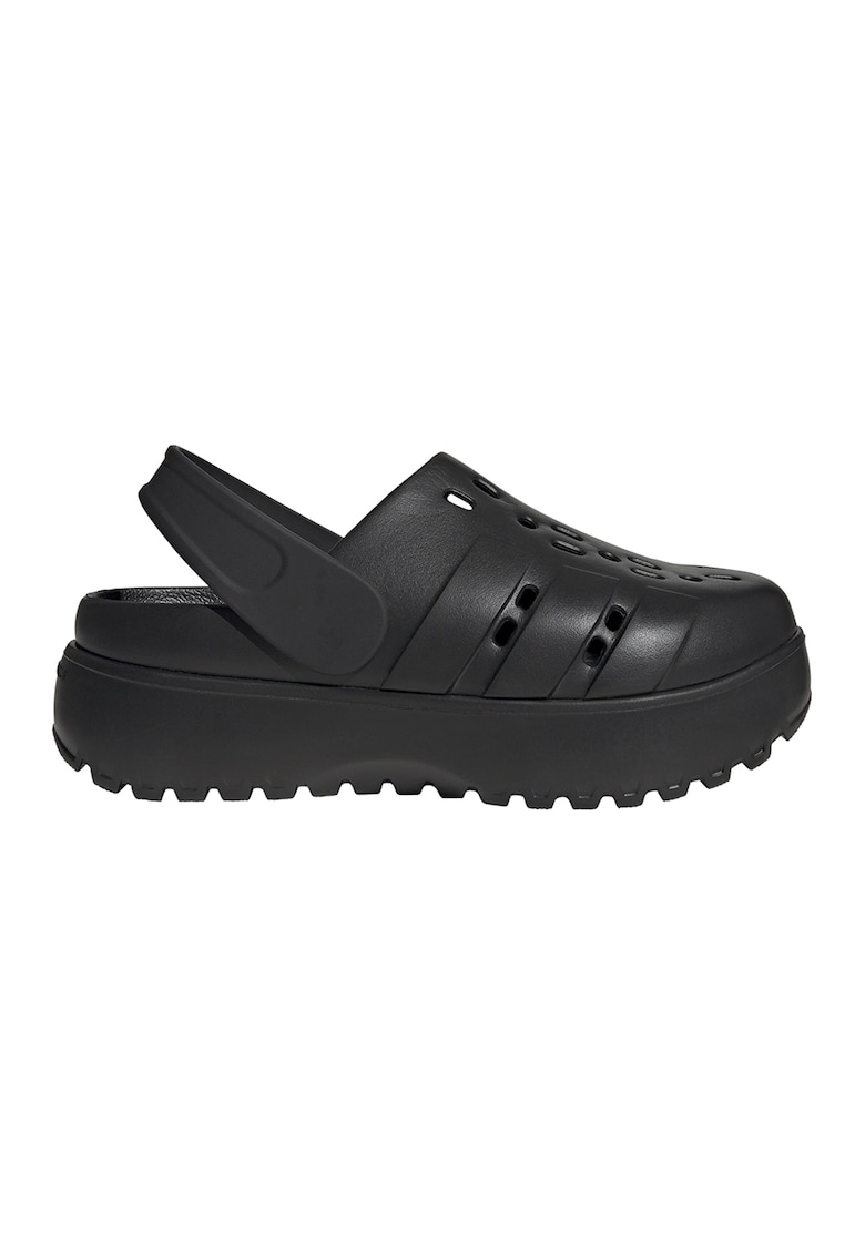 Saboti slingback cu platforma Adilette - Negru