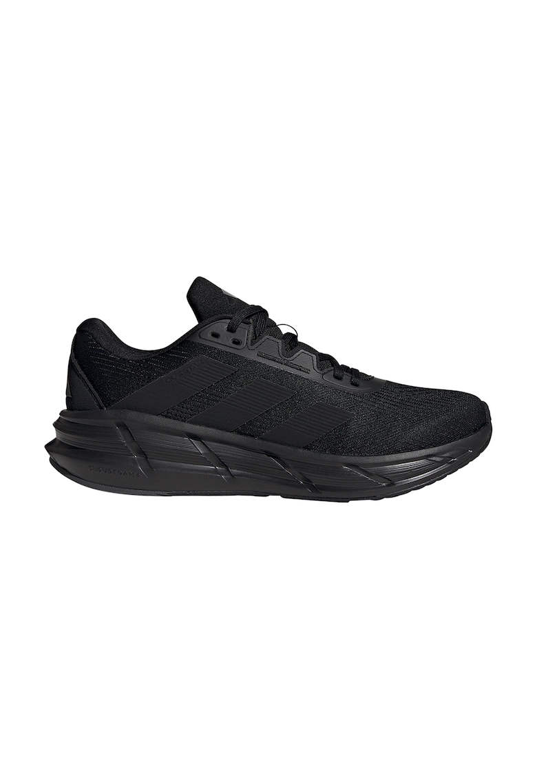 Pantofi Questar 3 cu aspect tricotat pentru alergare - Negru