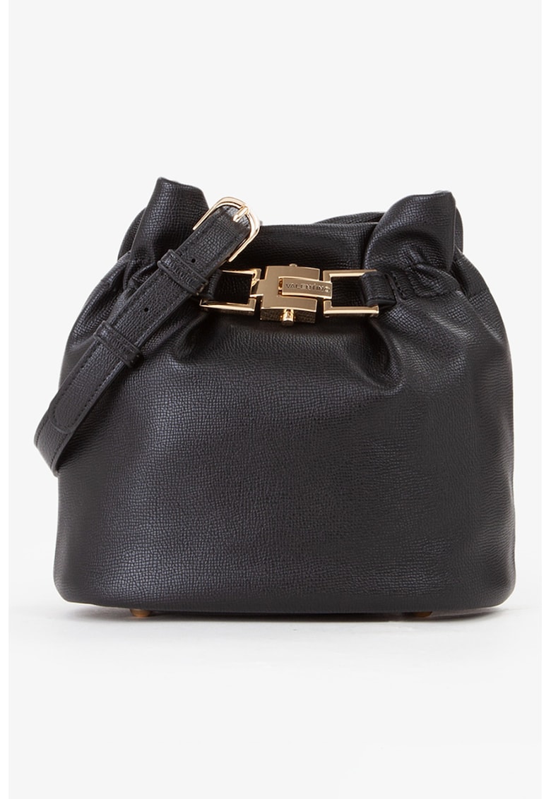 Geanta crossbody de piele ecologica Fedora Re - Negru