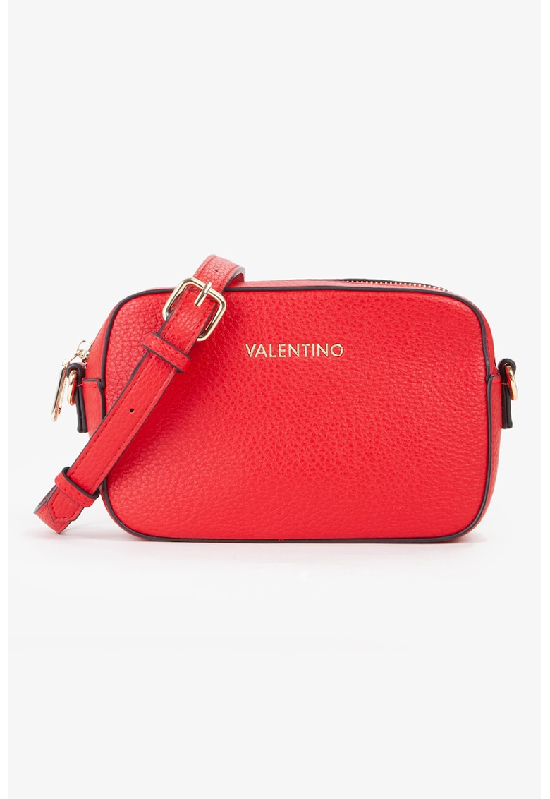 Geanta crossbody cu bareta intersanjabila de umar - Rosu